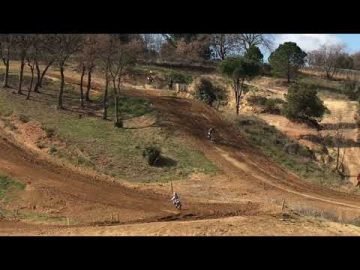 Jayson training on the very hard track