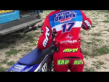 1 lap with yamaha junior rider Jayson van Drunen