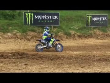 Yamaha 65cc riders Jayson v Drunen @ EMX 65cc sverepec