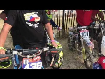 Mx masterkids with Jayson v Drunen heat one P1