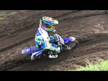 Jayson van Drunen second heat onk Delfzijl p2 on his #yamahayz65