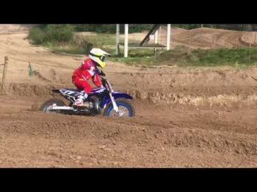 Motocross lommel training hard with my Yamaha 65cc