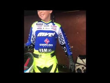 Supermoto yough kid Jayson van Dunen 9 years old