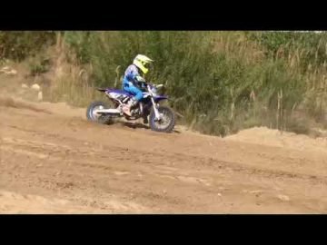 Mx kid Jayson van Drunen at mx stage @ hoope park germany
